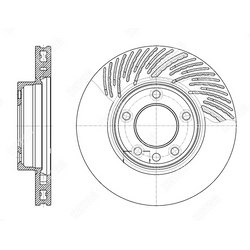 G-BRAKE Диск тормозной вентилируемый g-brake