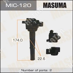 MASUMA Катушка зажигания masuma, land cruiser prado, 4runner / 5vzfe