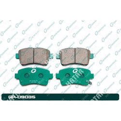 G-BRAKE Тормозные колодки, комплект