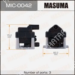 MASUMA Катушка зажигания masuma, skoda octavia / aee 00-04
