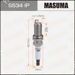 MASUMA Свеча зажигания masuma iridium+platinum plfr5a-11