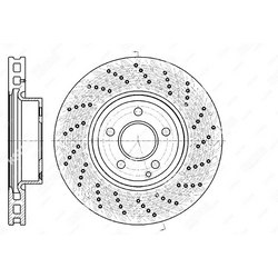 G-BRAKE Диск тормозной перфорированный вентилируемый g-brake