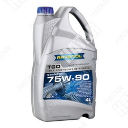 RAVENOL Масло трансмиссионное 75w-90 4л tgo gl-5 полусинтетика