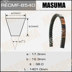 MASUMA Ремень клиновый masuma рк., 17x1401 мм