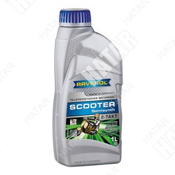 RAVENOL Масло моторное 1л scooter 2-takt полусинтетика
