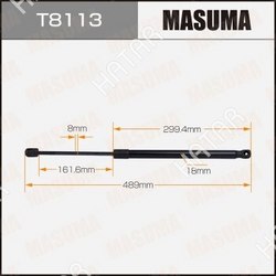 MASUMA Упор газовый багажника masuma, l=489mm 1/40