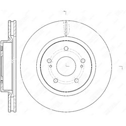 G-BRAKE Диск тормозной вентилируемый g-brake