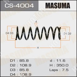 MASUMA Пружина подвески masuma rear axela/ bk5p