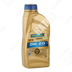 RAVENOL Масло моторное efs 0w-20 1л синтетика+пао