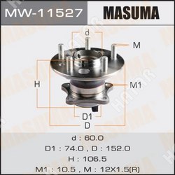 MASUMA Ступичный узел masuma rear camry/ acv51l, gsv50l rh with abs