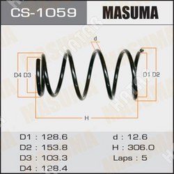 MASUMA Пружина подвески masuma front probox/ ncp50
