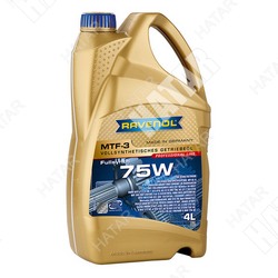 RAVENOL Масло трансмиссионное mtf-3 75w 4л синтетика