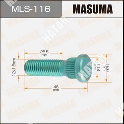 MASUMA Шпилька masuma oem_90942-02049 toyota