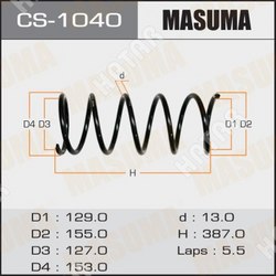 MASUMA Пружина подвески masuma front corona/ at191