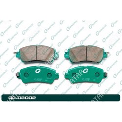 G-BRAKE Тормозные колодки, комплект