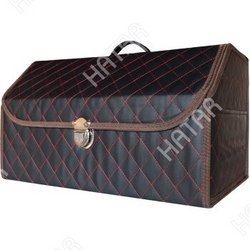 CARFORT Органайзер автомобильный carfort cube 100, черный, с красной прострочкой, 49*28*30 см 1/10