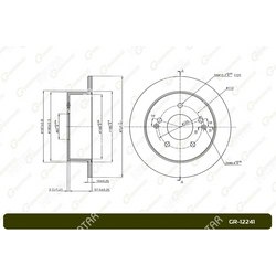 G-BRAKE Диск тормозной g-brake
