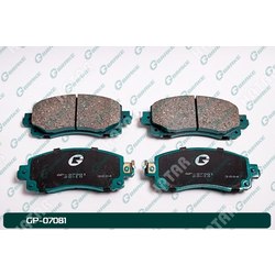 G-BRAKE Тормозные колодки, комплект