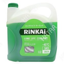 RINKAI Антифриз rinkai green зеленый -45с 5кг 1/3