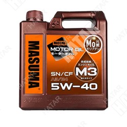 MASUMA Masuma 5w40 m3 sn/cf/a3b4 универсальное, полусинтетика 4л 1/6