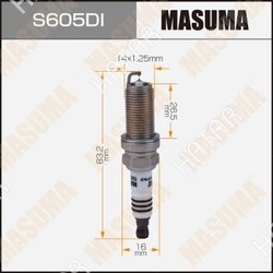 MASUMA Свеча зажигания masuma double iridium dilfr7k9g