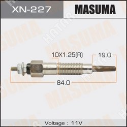 MASUMA Свеча накаливания masuma cp-01 /cd17  1/10/100