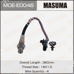 MASUMA Датчик кислородный masuma, duster i / f4r