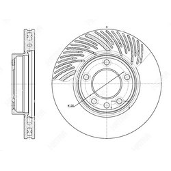 G-BRAKE Диск тормозной вентилируемый g-brake