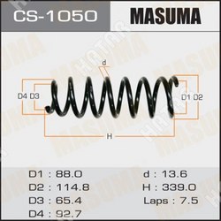 MASUMA Пружина подвески masuma rear markii/ jzx110