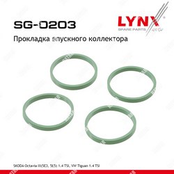 LYNXAUTO Прокладка впускного коллектора