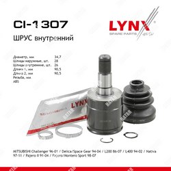 LYNXAUTO Шрус внутренний перед лев