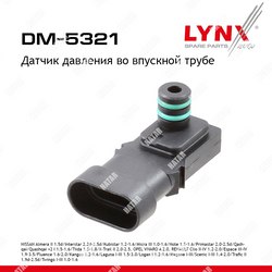 LYNXAUTO Датчик давления, впускной коллектор