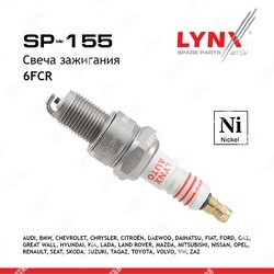 LYNXAUTO Свеча зажигания 6fcr nickel