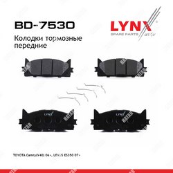 LYNXAUTO Колодки тормозные дисковые перед