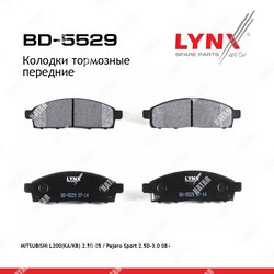 LYNXAUTO Колодки тормозные дисковые перед