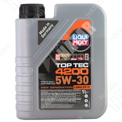 LIQUI MOLY 5w-30 top tec 4200 new generation, 1л нс-синт.мотор.масло