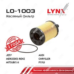 LYNXAUTO Фильтр масляный вставка