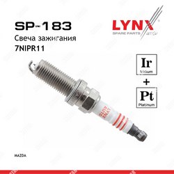 LYNXAUTO Свеча зажигания иридий + платина 7nipr11