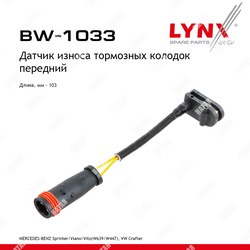 LYNXAUTO Датчик износа тормозных колодок | перед |