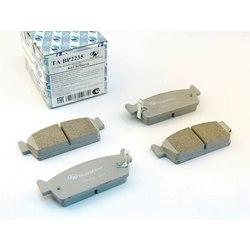 TRUSTAUTO Дисковые тормозные колодки ta;