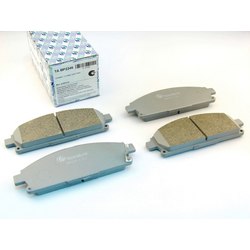 TRUSTAUTO Дисковые тормозные колодки ta;