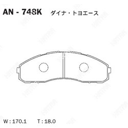 AKEBONO Дисковые тормозные колодки