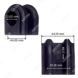 AVANTECH Втулка стабилизатора