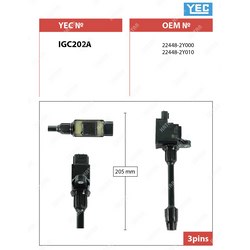 YEC Катушка зажигания