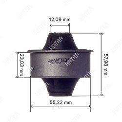 AVANTECH Сайлентблок переднего нижнего рычага, задний