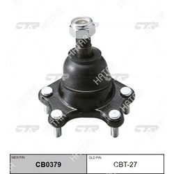 CTR Cbt-27 опора шаровая перед правлев