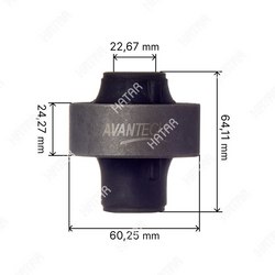 AVANTECH Сайлентблоки переднего нижнего рычага задний