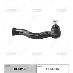 CTR Наконечник рулевой тяги внешн правый mitsubishi pajero 99- старый арт. cem-51r