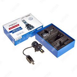 AVANTECH Лампа светодиодная led h4 12v 35w 6500k, комплект 2 шт