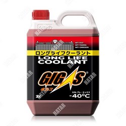 GIGAS Антифриз long life coolant -40 red, красный, 2л